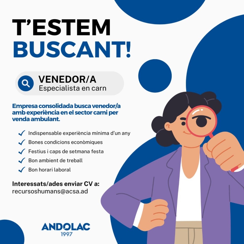 Venedor especialista en carn